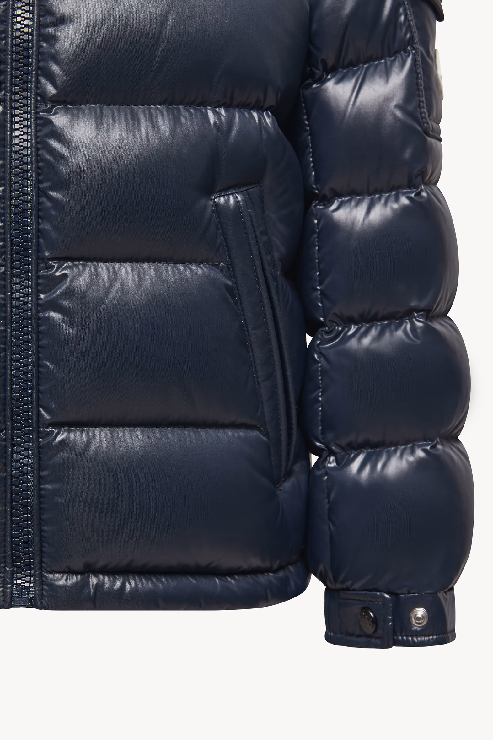 New Moncler Maya Hooded Down Jacket Boy Navy Blue Moncler 6